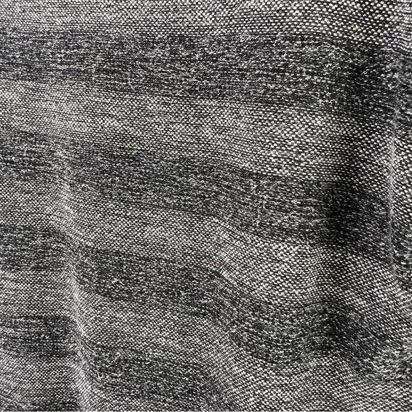 Lou & Grey Dress Striped Knit Gray Blouson Waist Long Sleeve Size Small - Picture 5 of 9